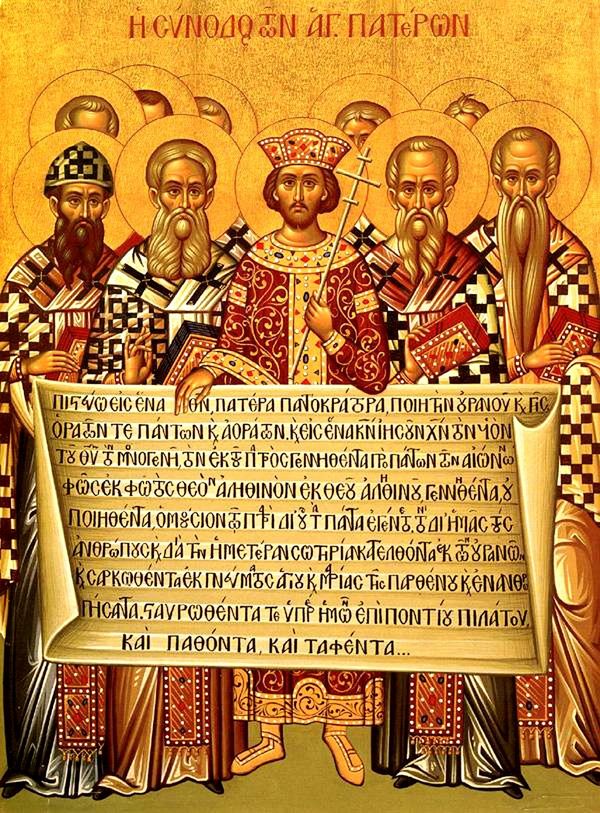 Die Väter von Nicaea (Ikone)